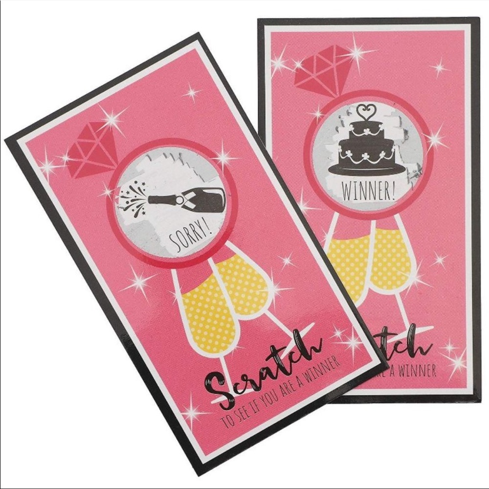 Bridal Shower Scratcher Game